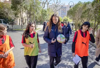 Visite des Marseillaises au collège Vitagliano