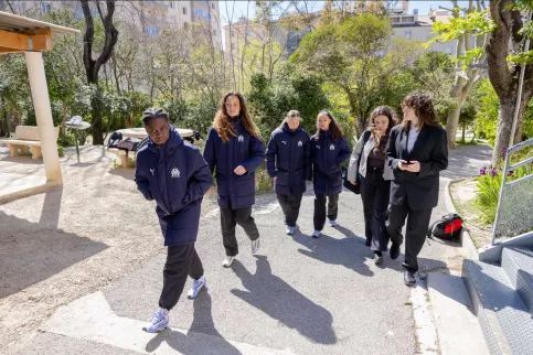 Visite des Marseillaises à Vitagliano